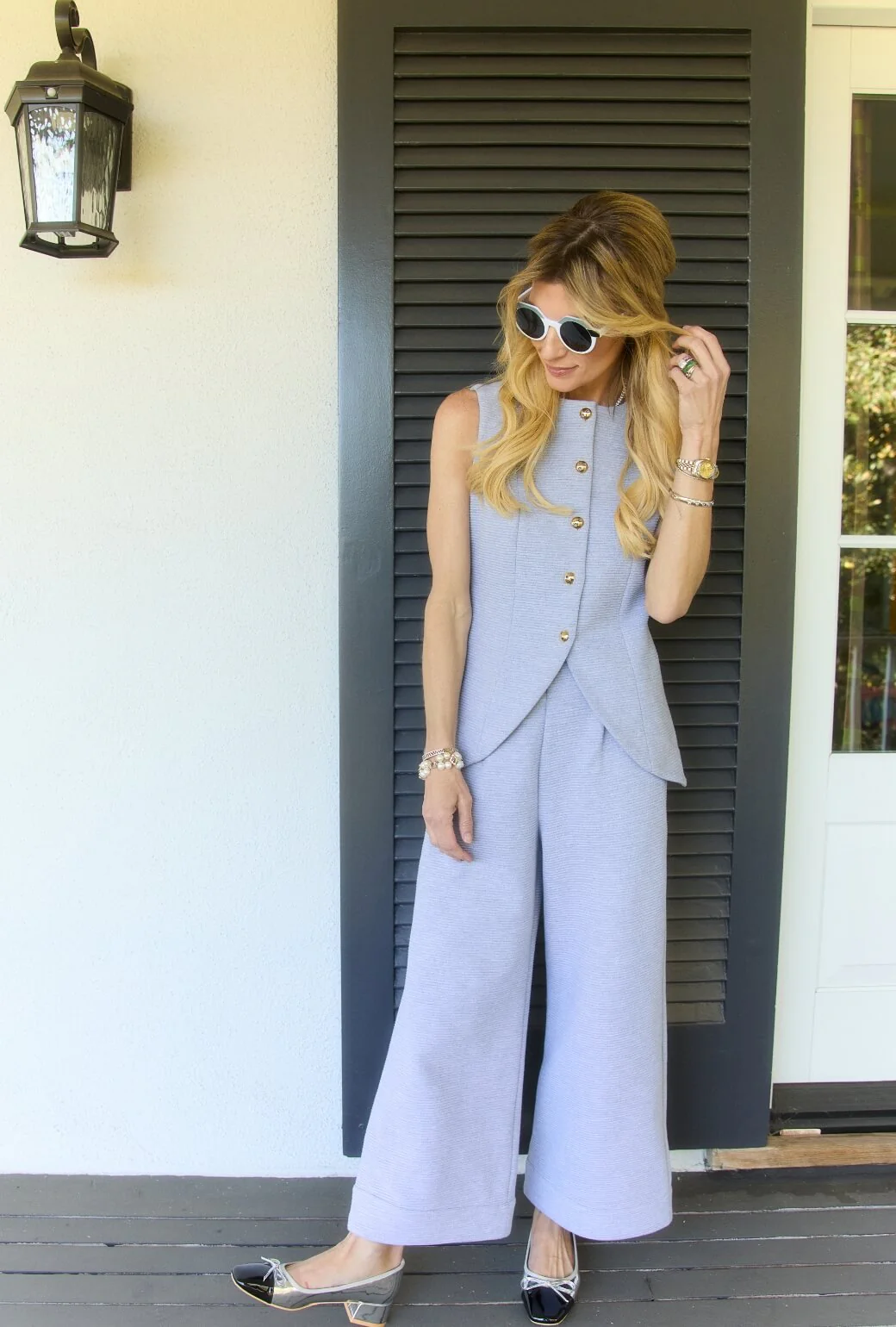 Annie Vest - Grey Ottoman Rib - Image 3