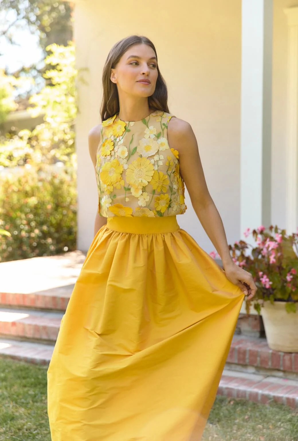 Audrey Top - Floral Lace - Image 2