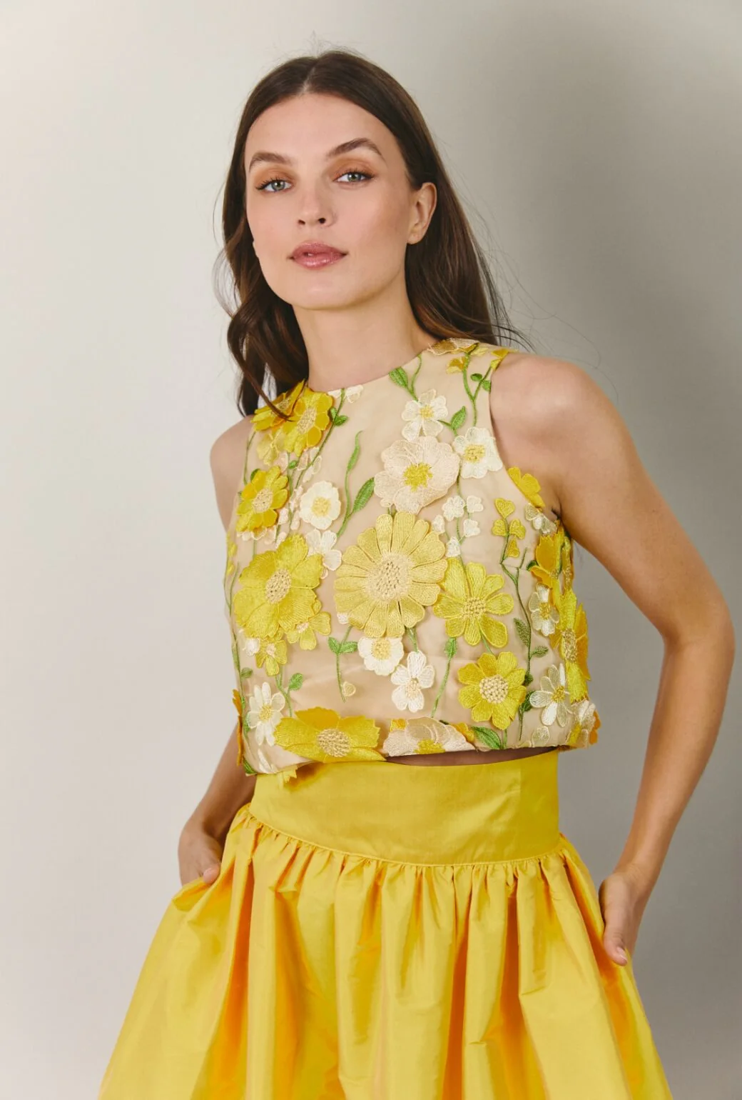 Audrey Top - Floral Lace - Image 3