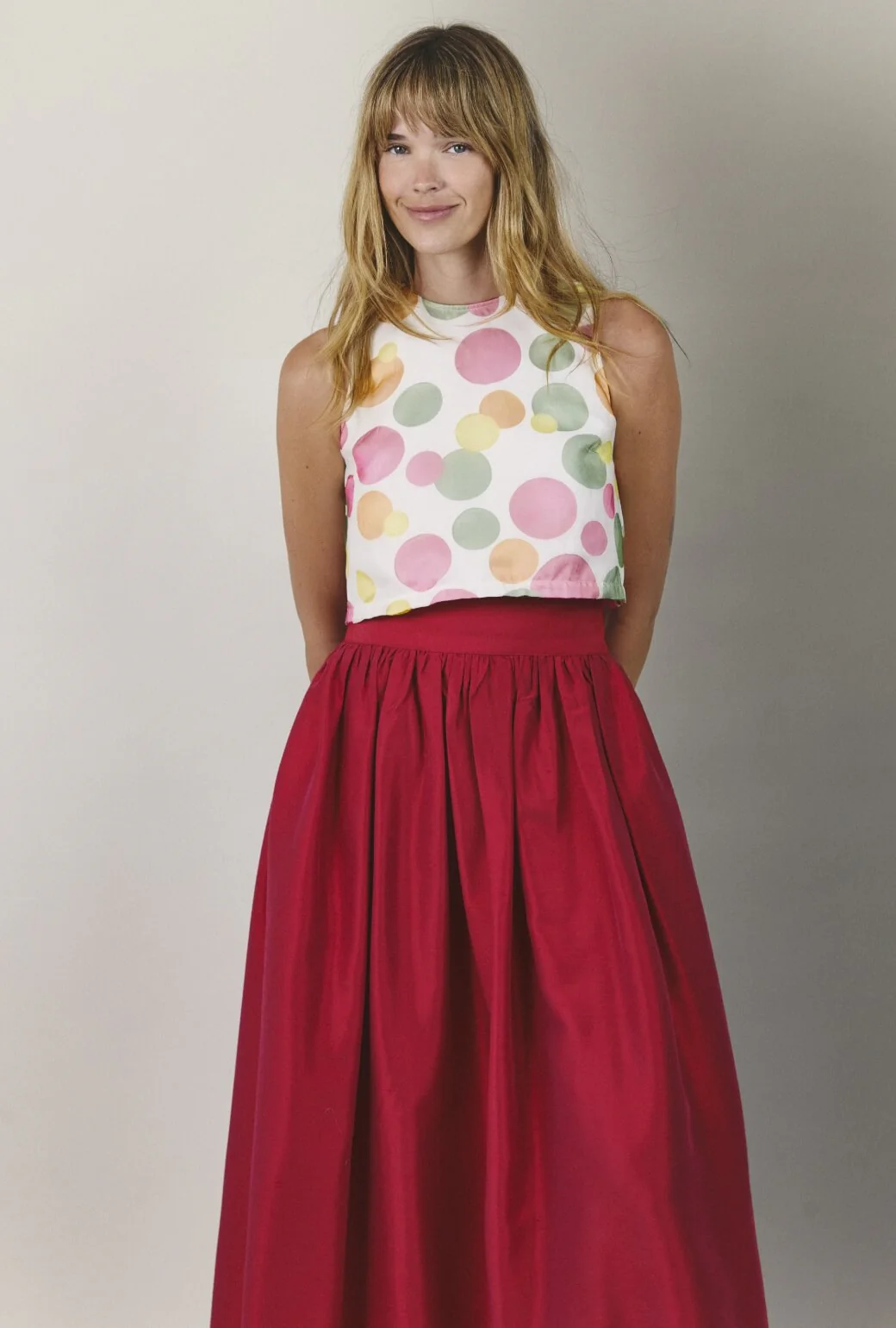 Audrey Top - Sheer Circles - Image 2
