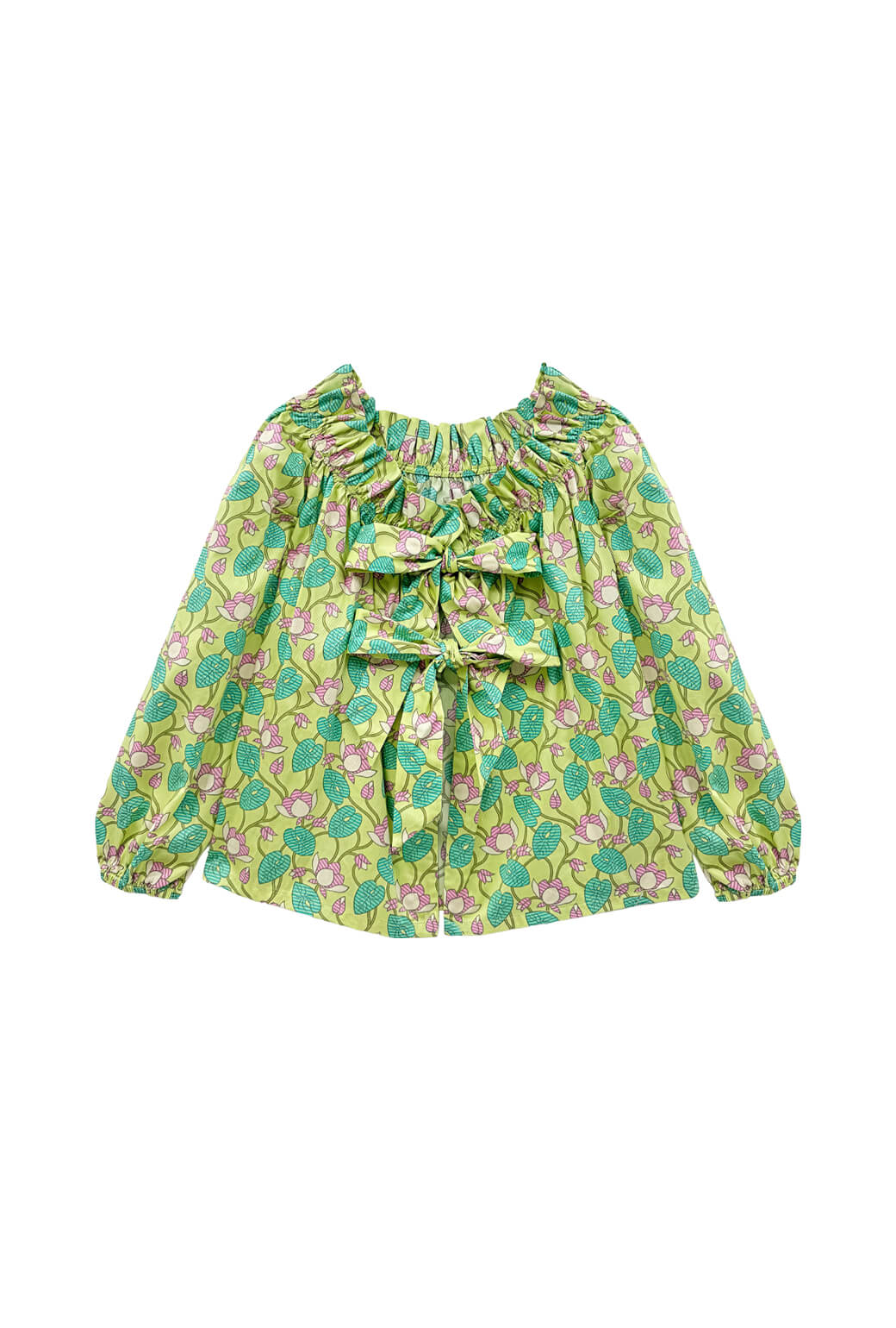 Bettie Ann Blouse -  Lotus Flower - Image 3