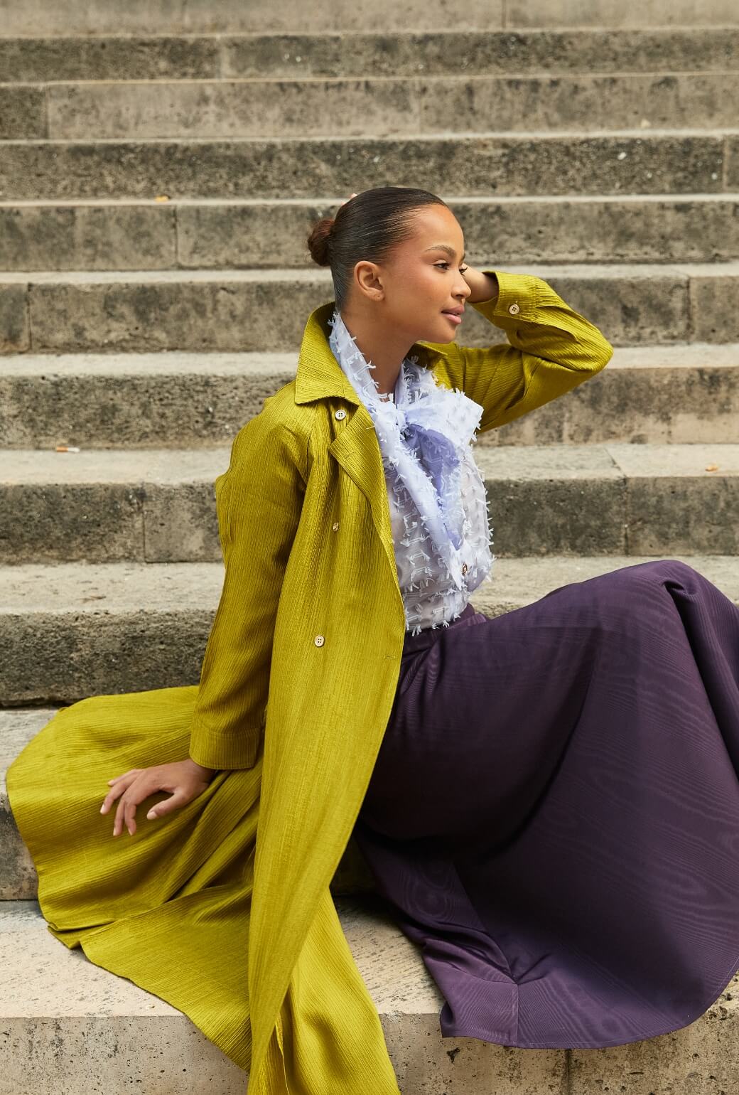 Big Bow Blouse - Lilac Bows - Image 5