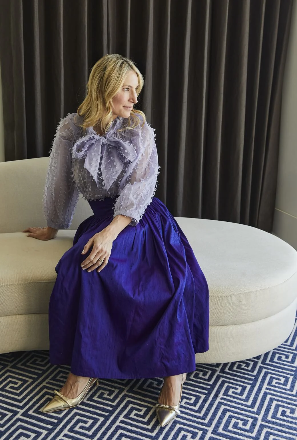 Big Bow Blouse - Lilac Bows - Image 9
