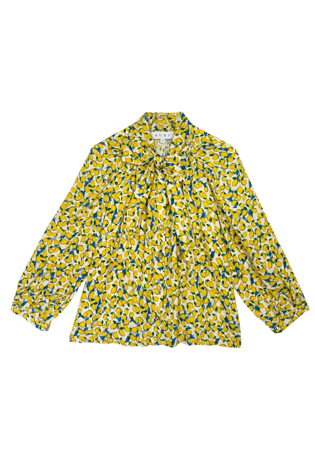 Big Bow Blouse - Limoncello - Image 3