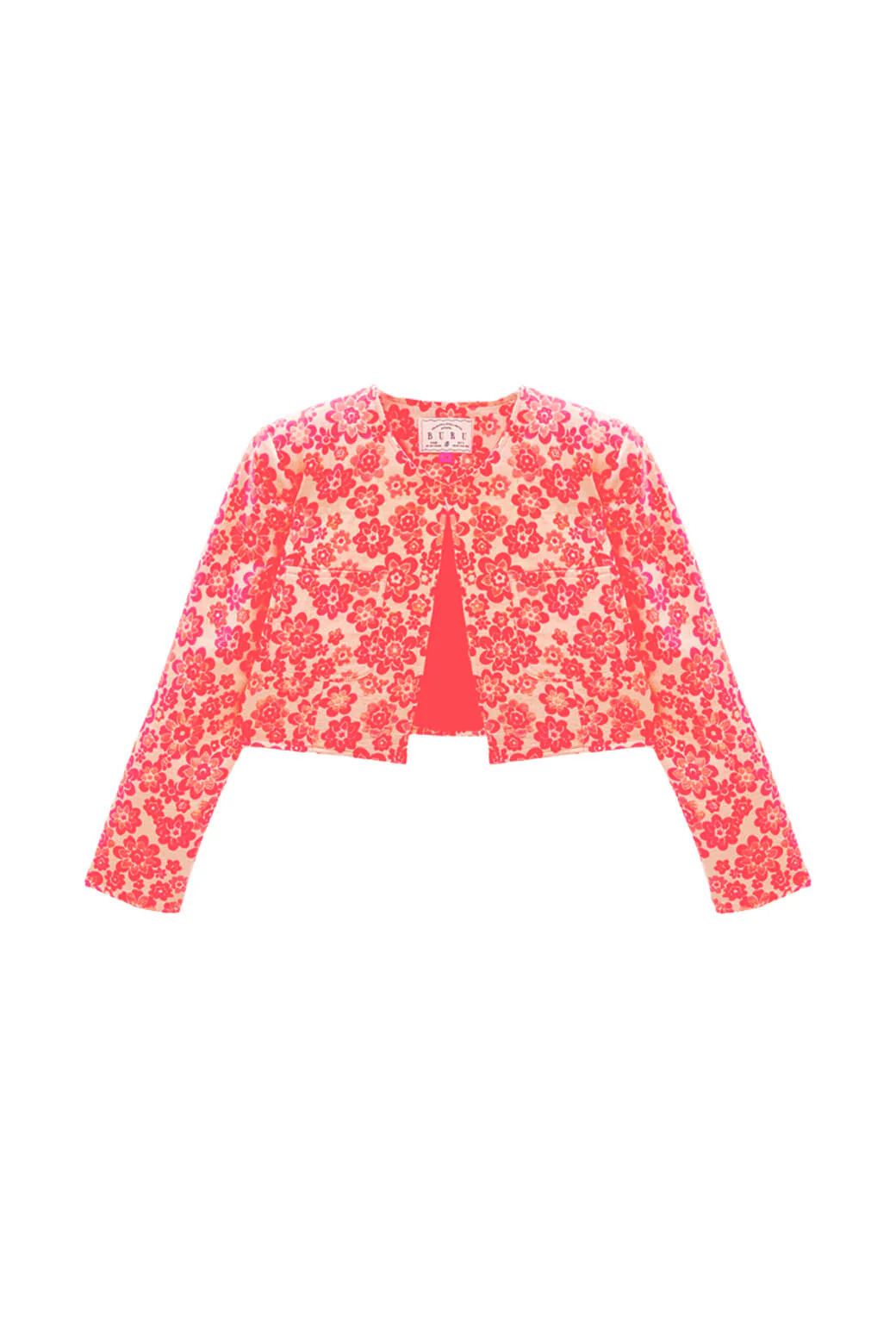 Bolero Blazer - Coral Brightline - Image 3