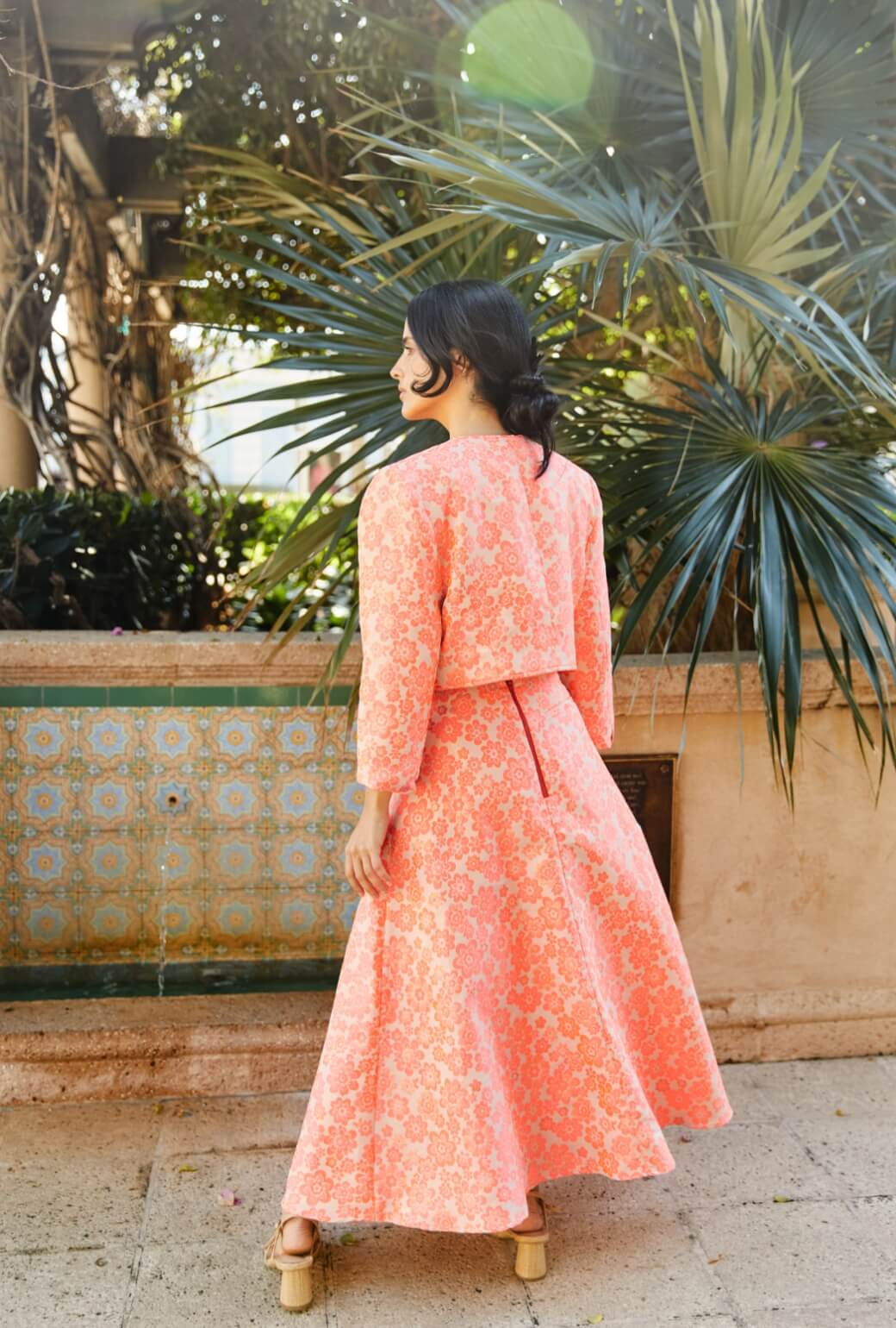Bolero Blazer - Coral Brightline - Image 6