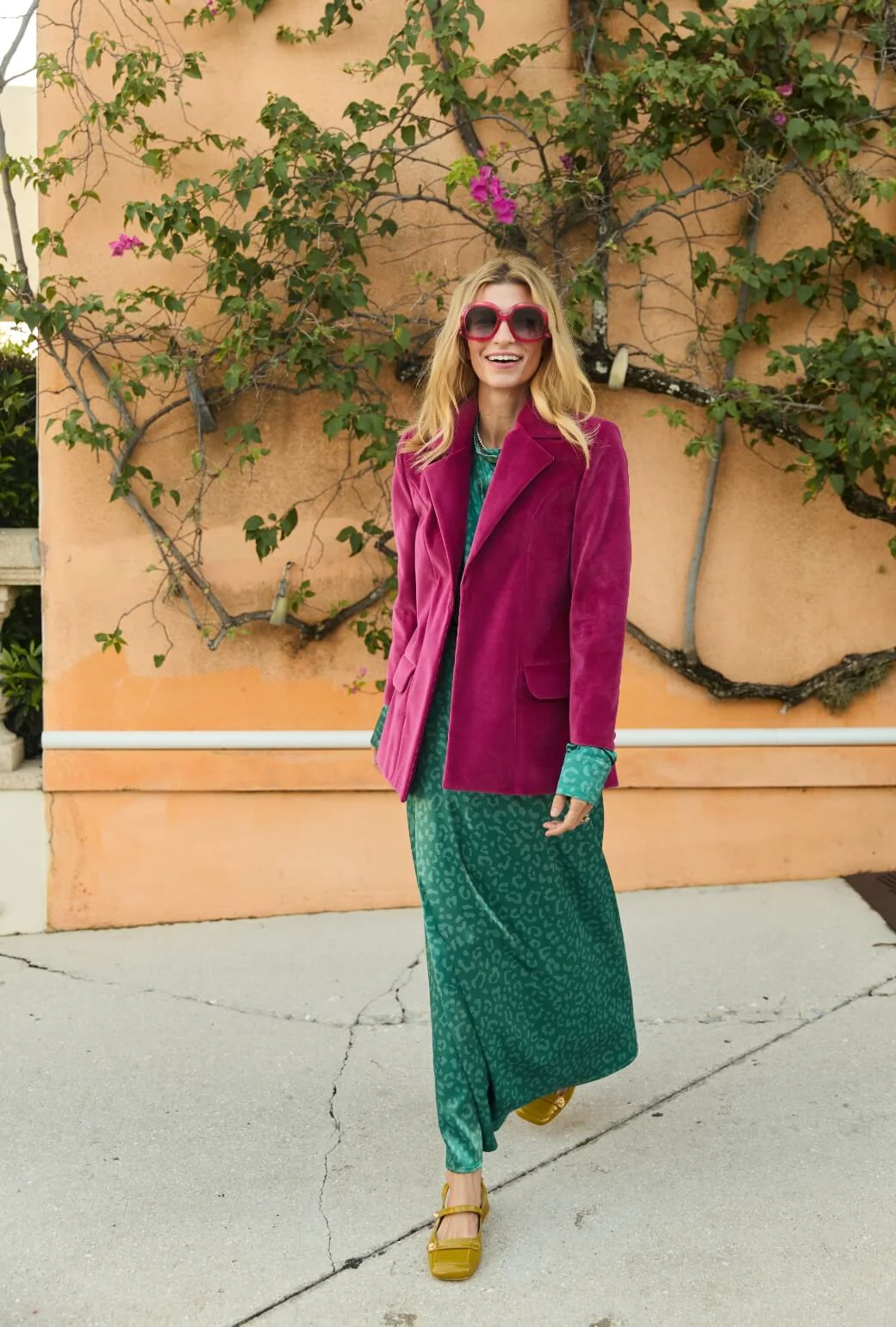 Boyfriend Blazer - Pink Velvet - Image 5