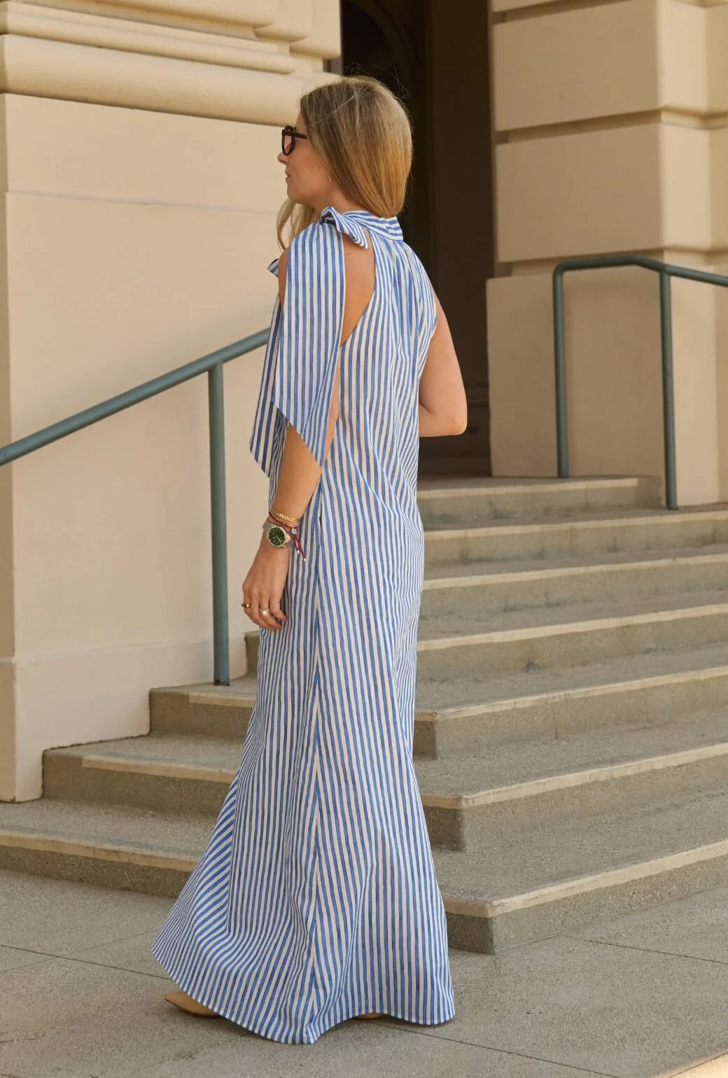 Buru x Ali Sisto The Ali Dress - Blue Stripe - Image 3