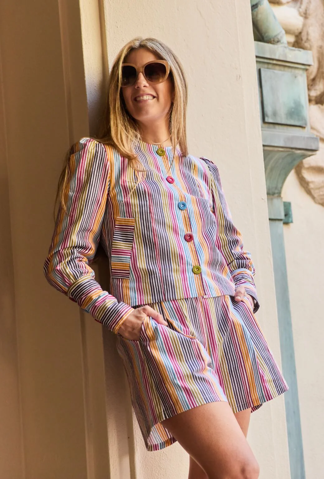 Buru x Ali Sisto The Sawyer Jacket - Crayon Stripe - Image 4
