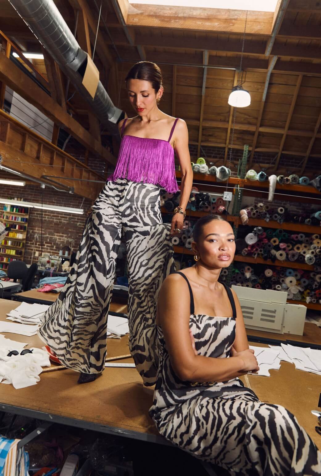 Buru x India The Camden Crop - Fuchsia - Image 5