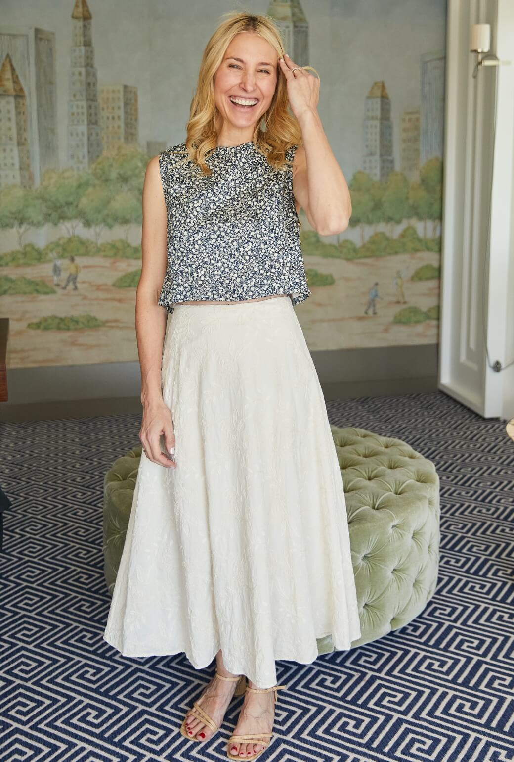 Button Box Top - Navy Liberty - Image 5