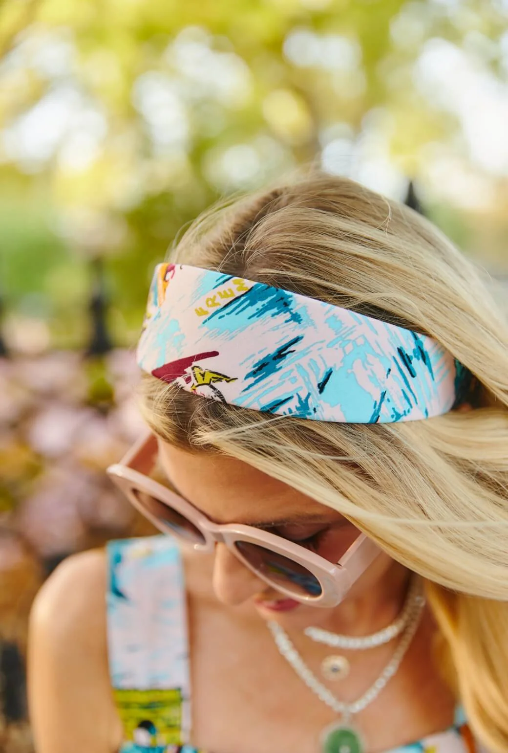 Buru x Lele Sadoughi Brigitte Headband - Paris in the Springtime - Image 2