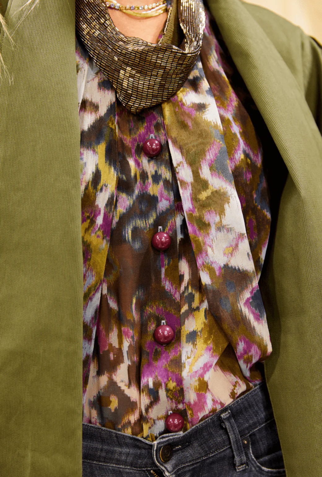 Bow Blouse - Ikat - Image 7