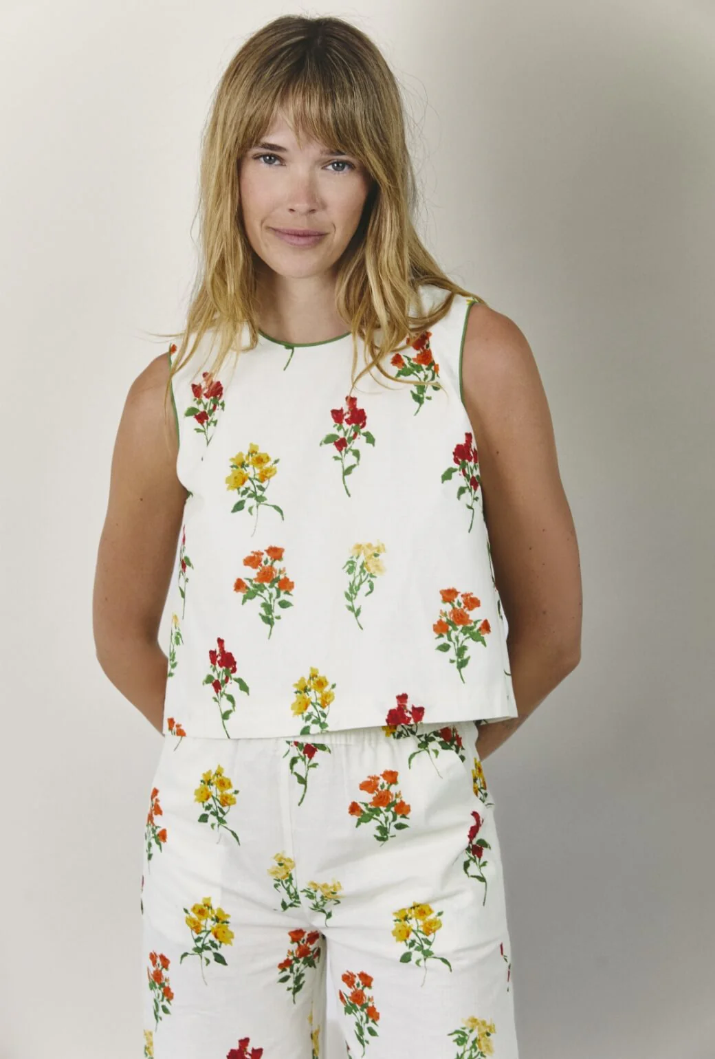 Crew Neck Blouse - Knockout Rose - Image 2