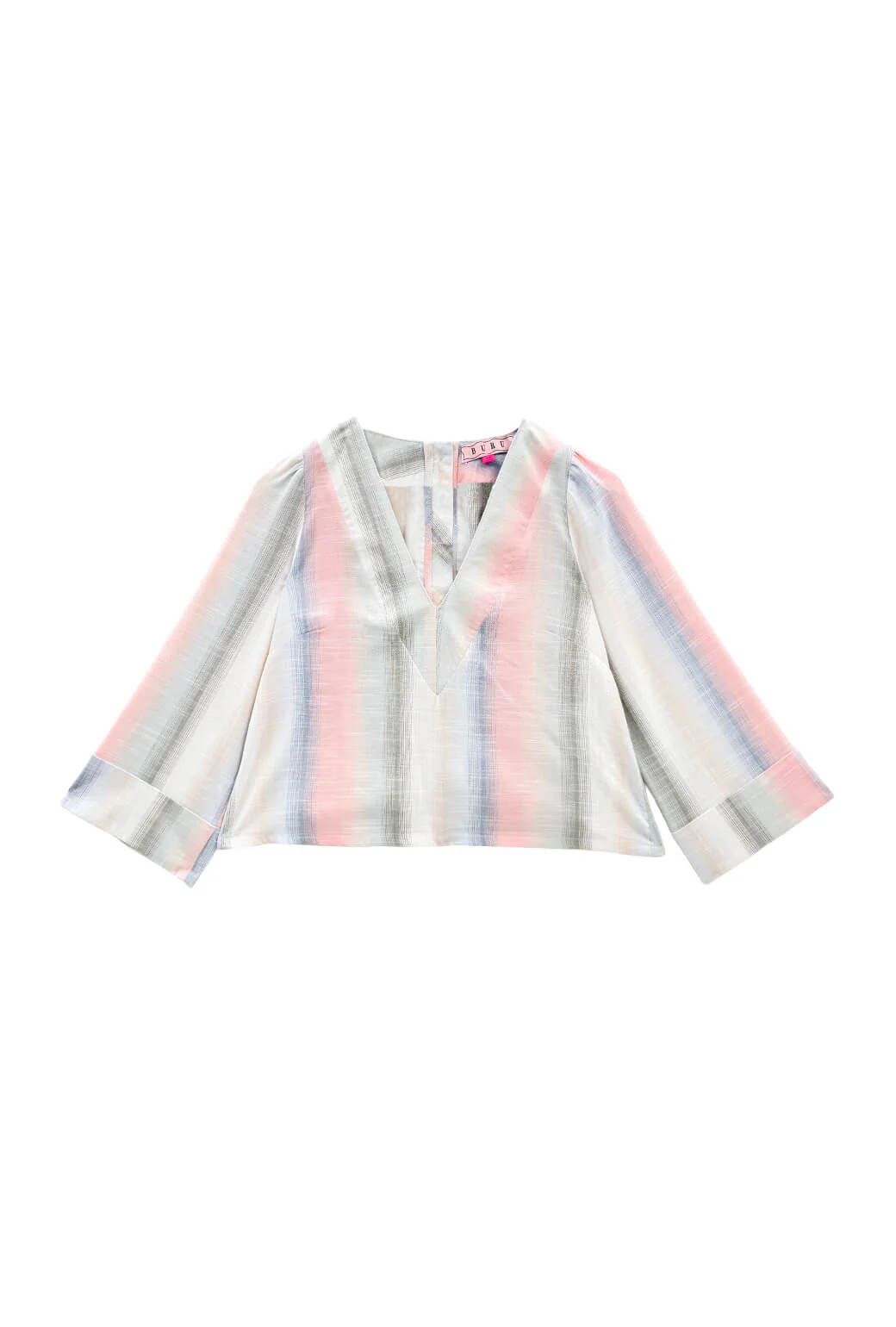 Deep V Mod Top - Lake Stripe - Image 3