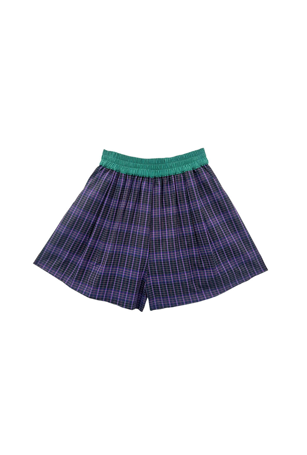Everyday Shorts - Purple Plaid - Image 3