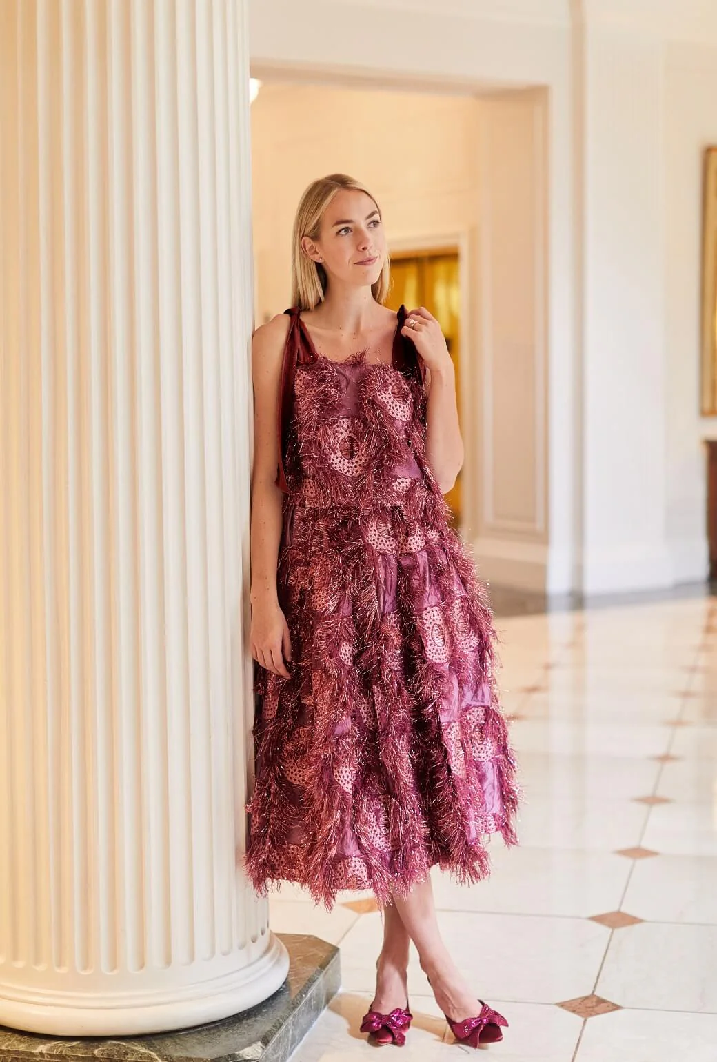 Eyelash Skirt - Bordeaux Eyelash - Image 8