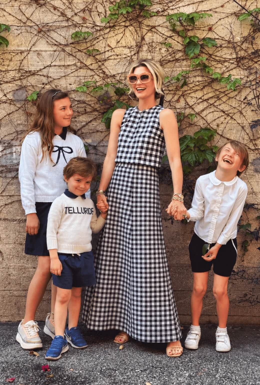 Guest Skirt - Black & White Gingham - Image 3