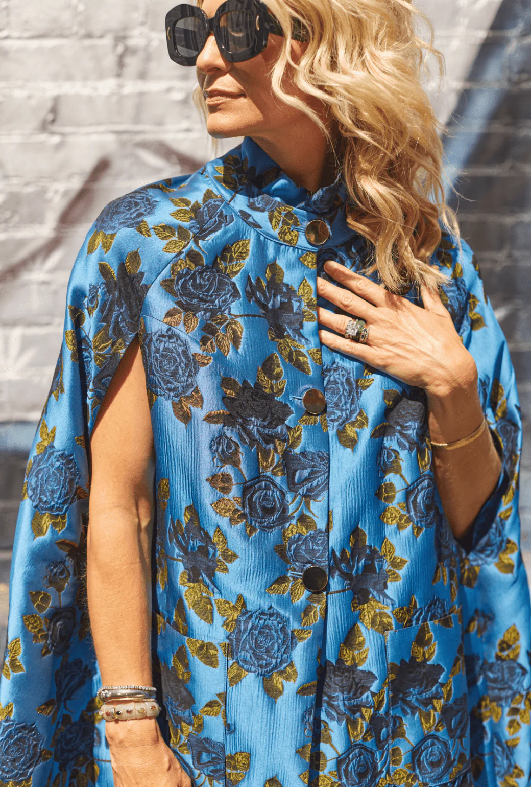 Le Cape - Blue Rose Jacquard - Image 5