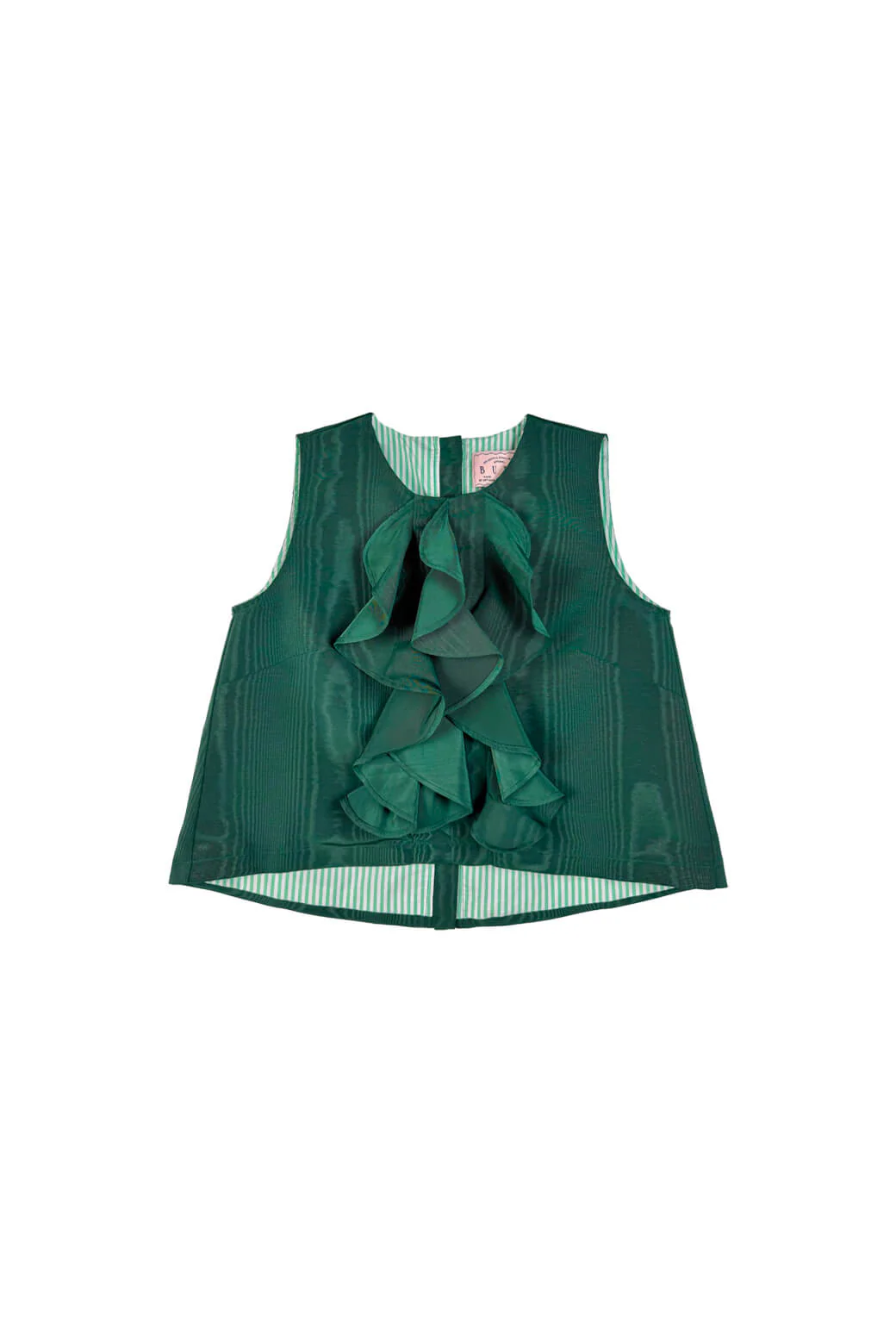 Le Ruffle Top - Jade Moiré - Image 3