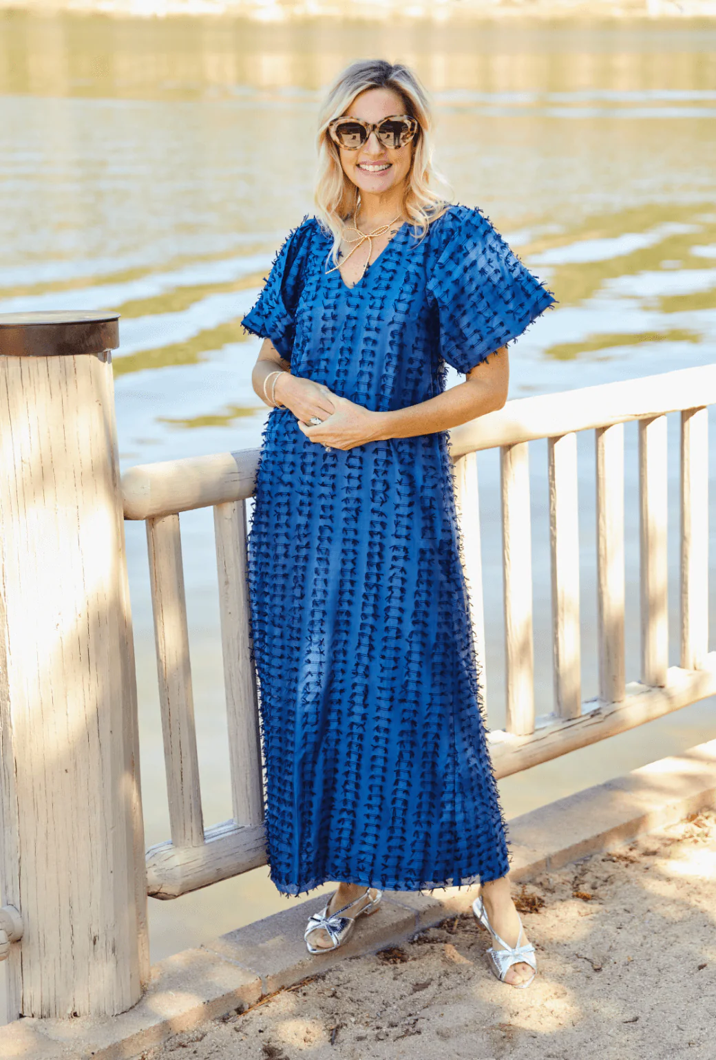 Le V Kaftan  - Navy Bows - Image 5