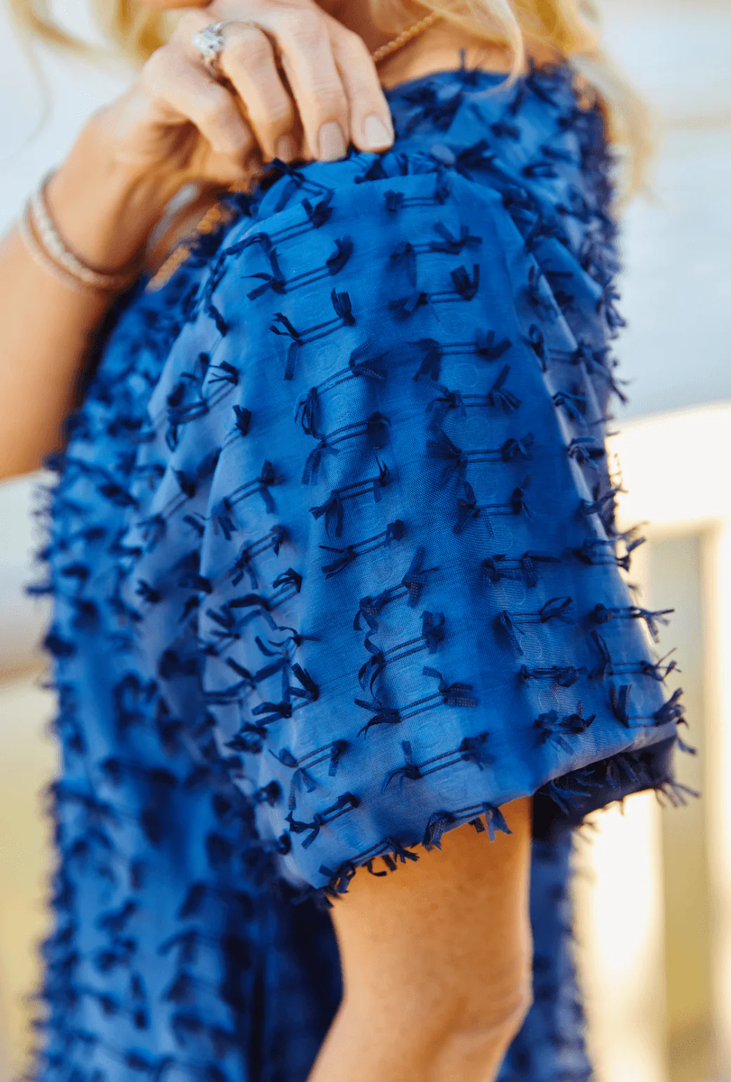 Le V Kaftan  - Navy Bows - Image 7