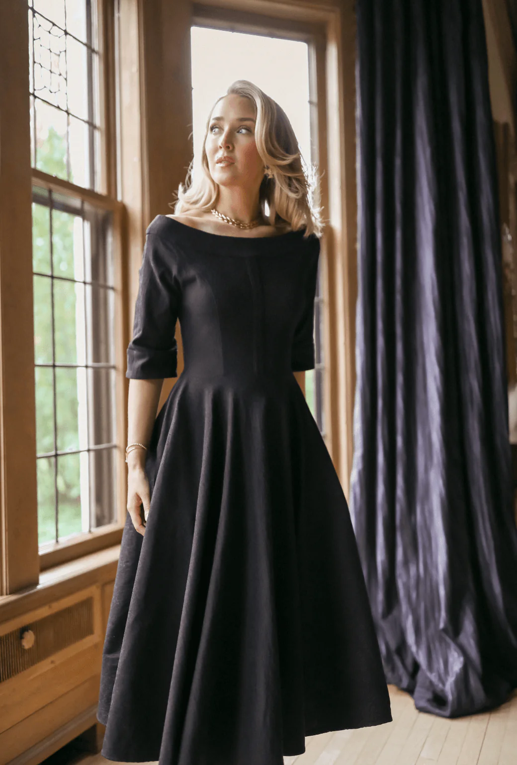 Mary Dress - Black - Image 4