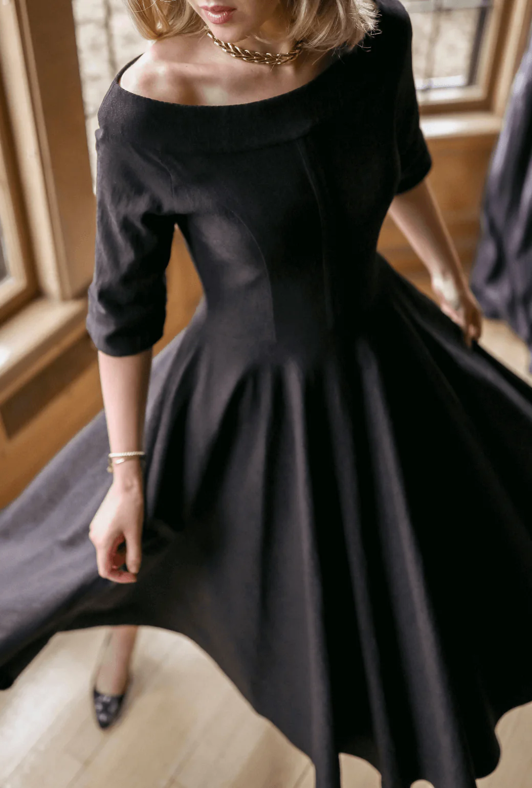 Mary Dress - Black - Image 6