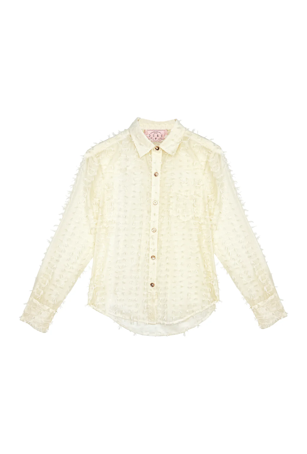 Mel Button Down Shirt - Ivory Bows - Image 4