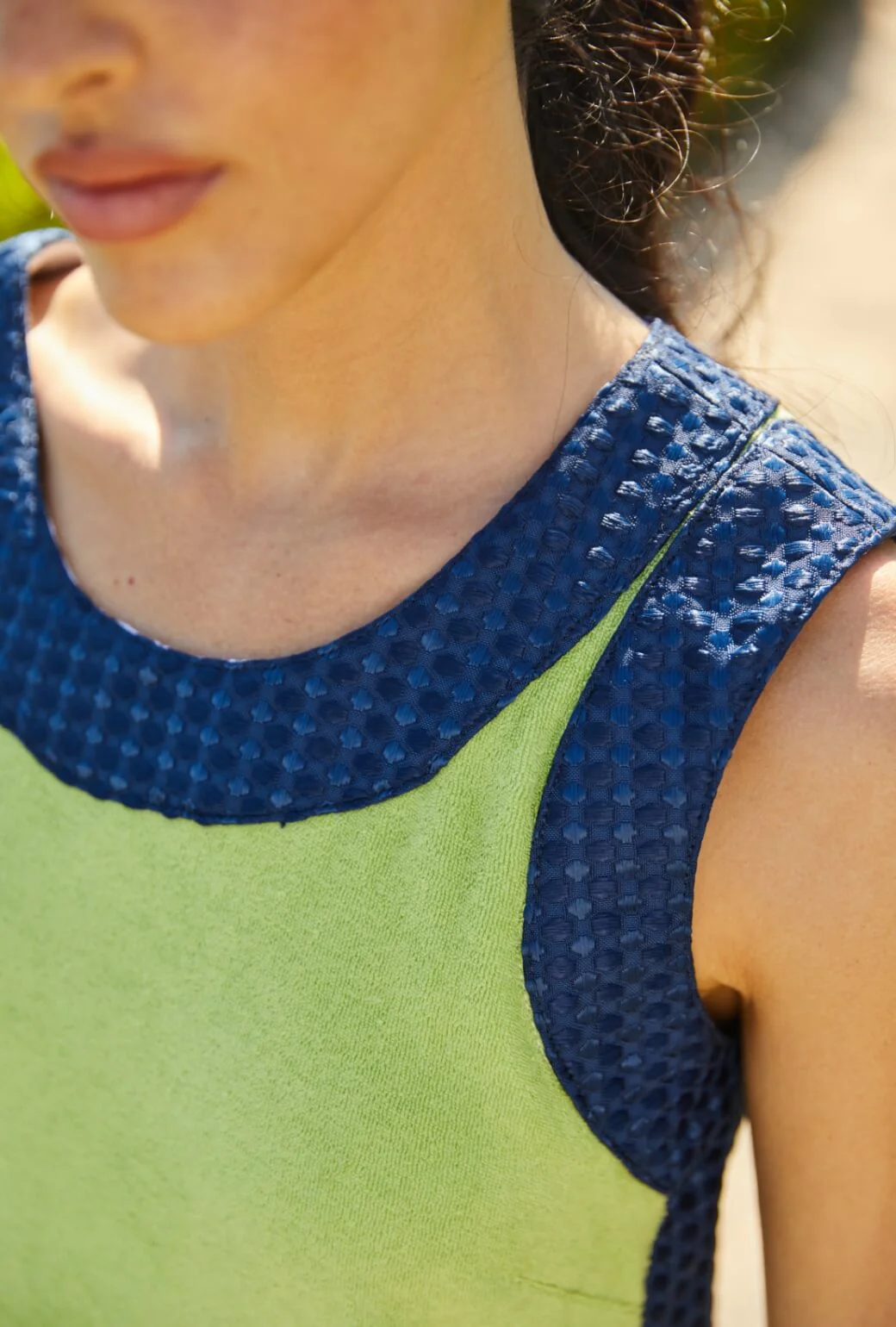 Mini Bermuda Set - Green & Navy - Image 4