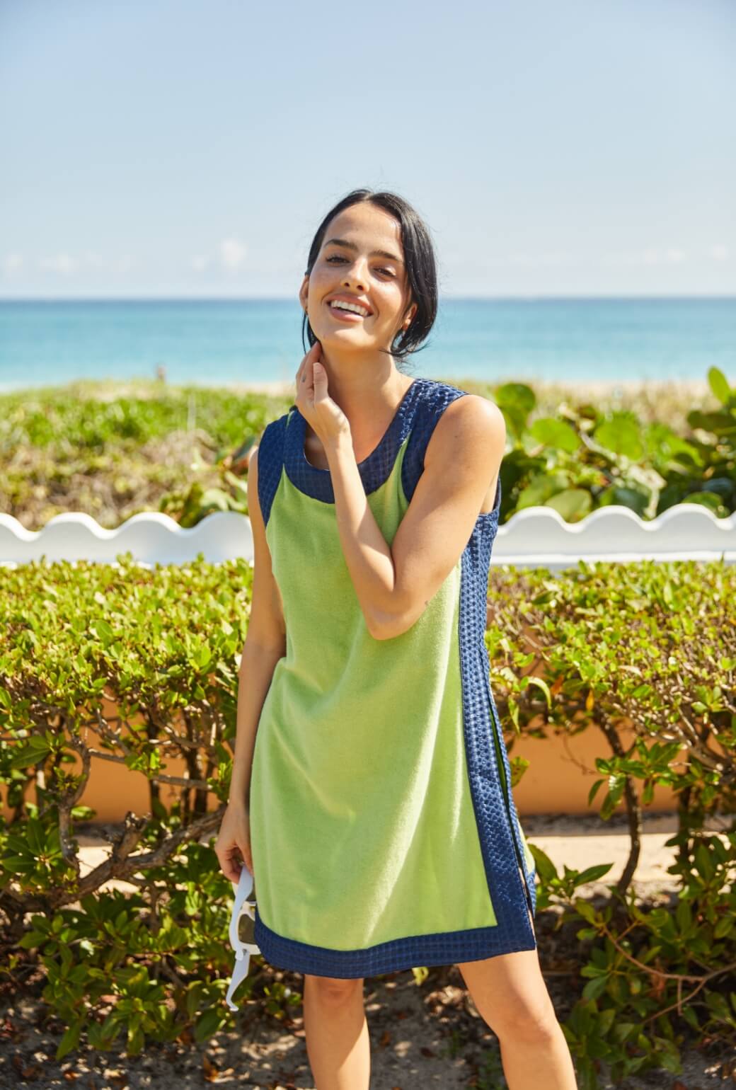 Mini Bermuda Set - Green & Navy - Image 5