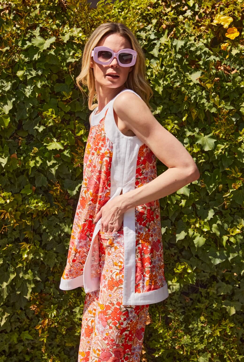 Mini Bermuda Top - 60's Floral - Image 6