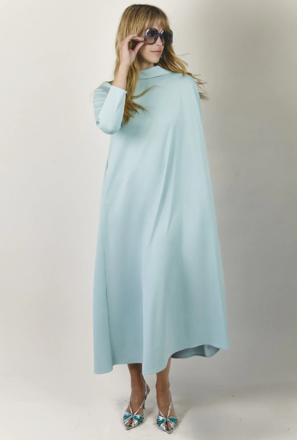 Palm Canyon Kaftan - Aqua - Image 10