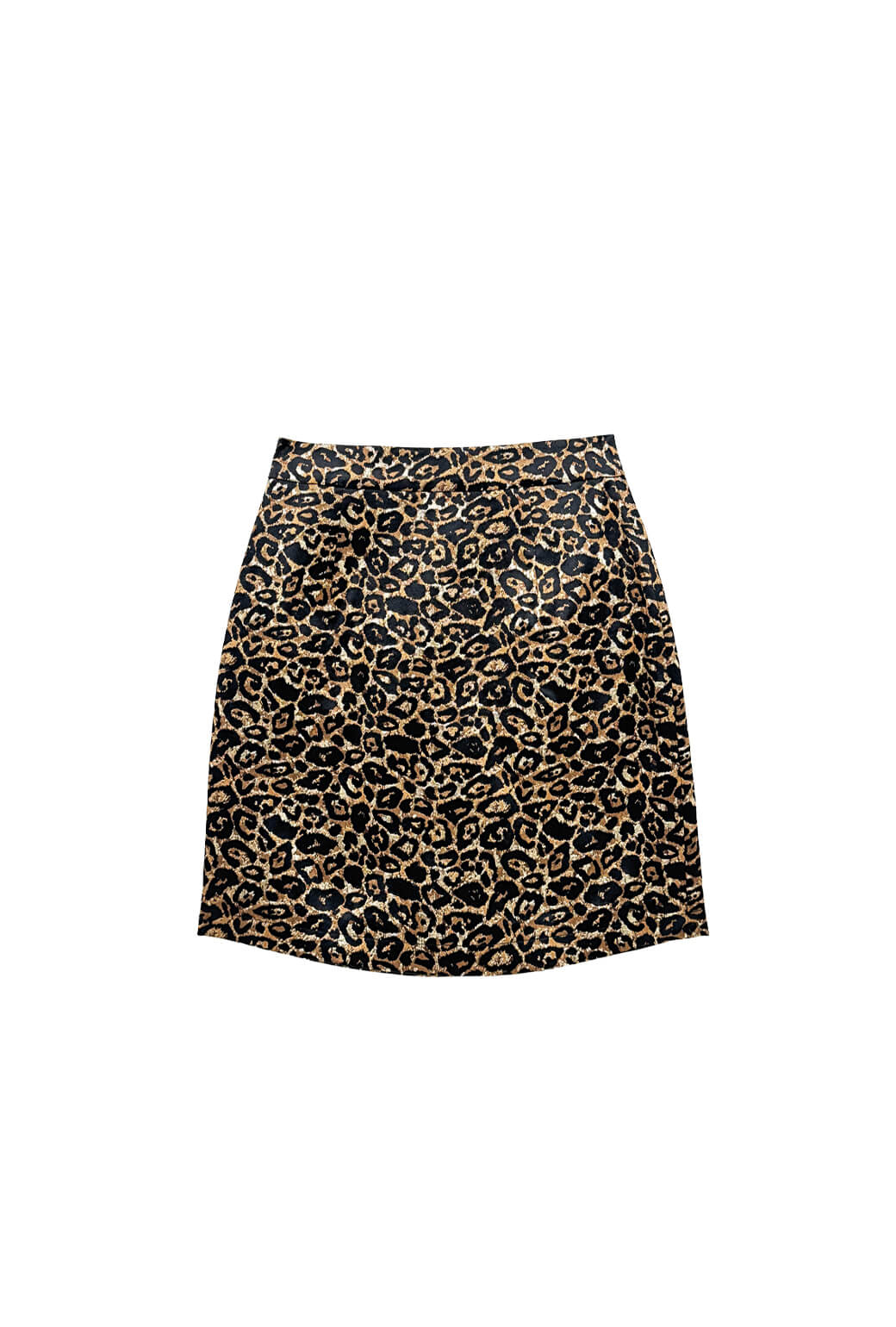 Pencil MINI Skirt - Leopard Print Lurex - Image 4
