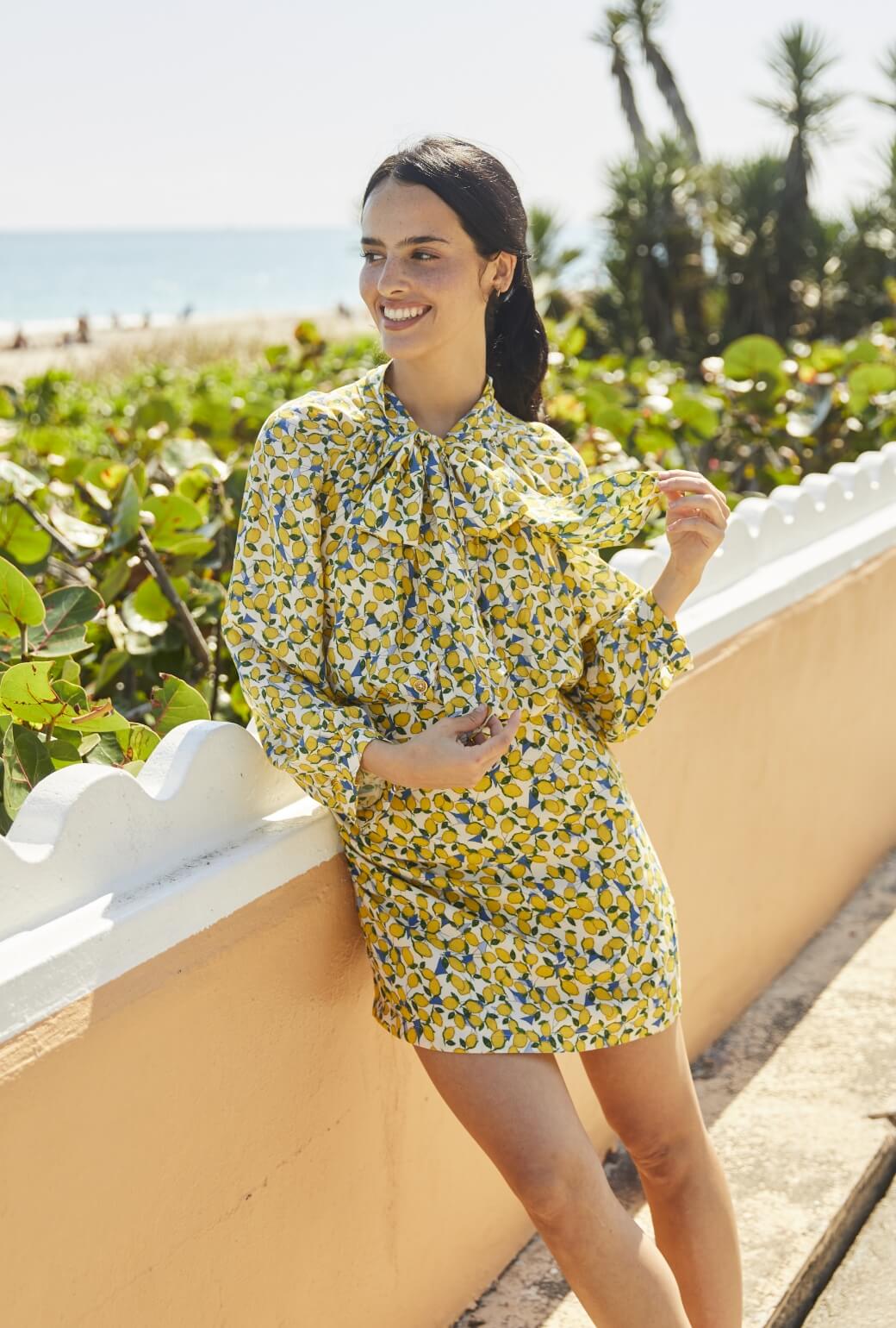 Pencil MINI Skirt - Limoncello - Image 3
