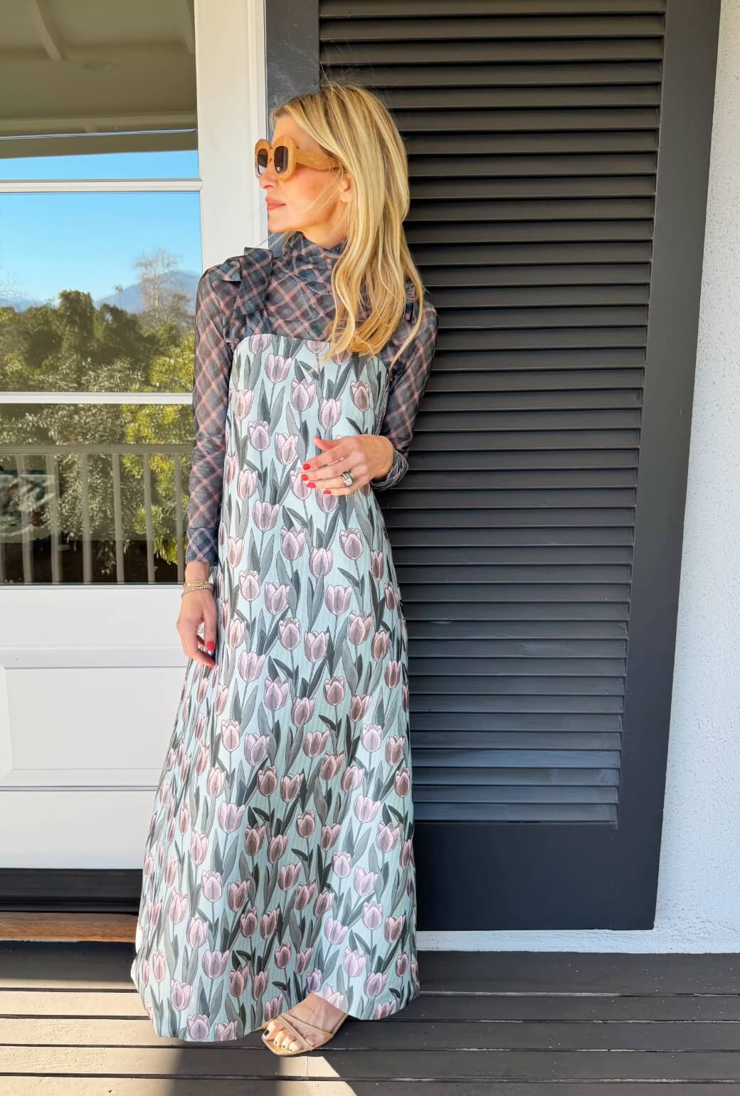 Pillar Gown - Tulip Jacquard - Image 5