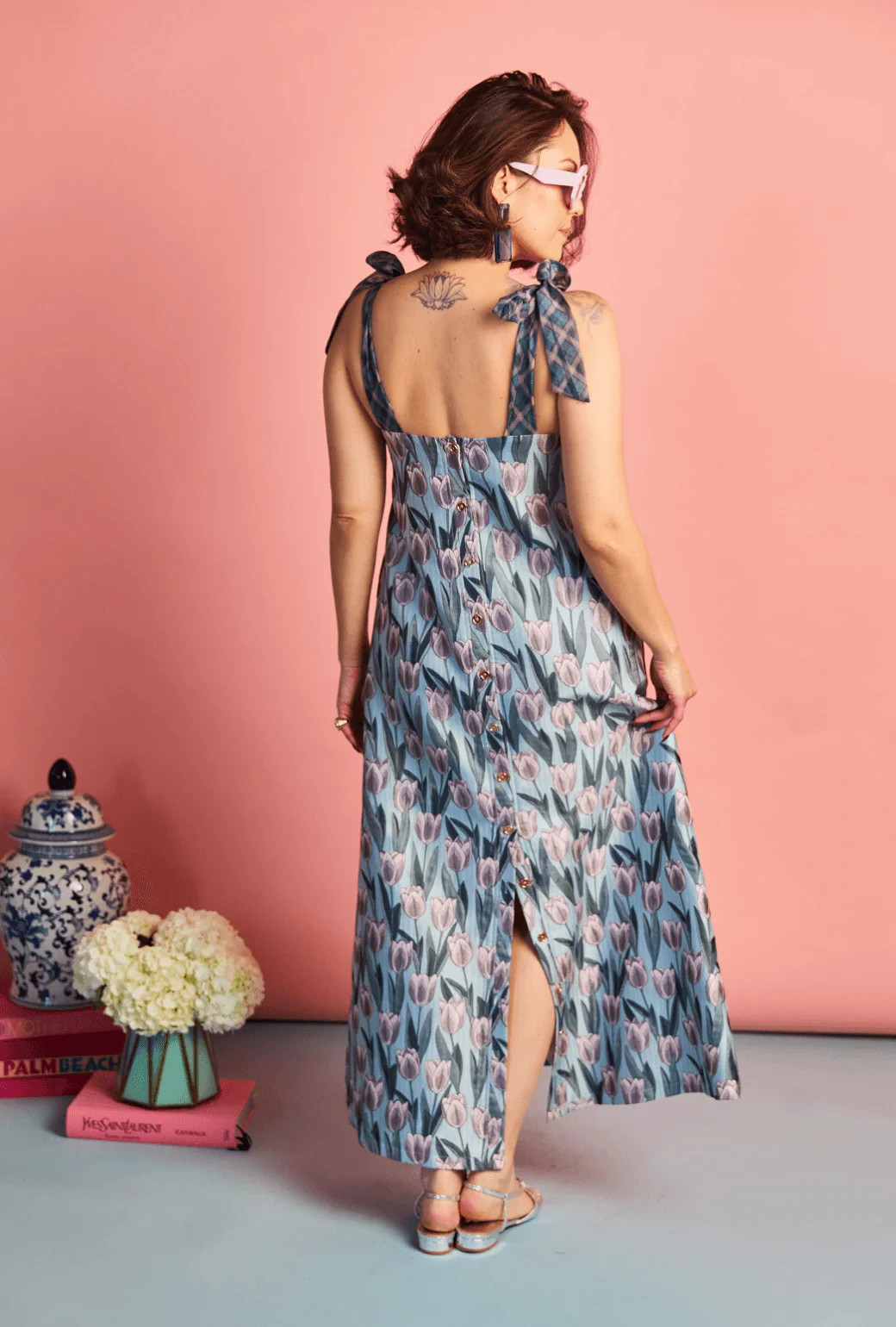 Pillar Gown - Tulip Jacquard - Image 6