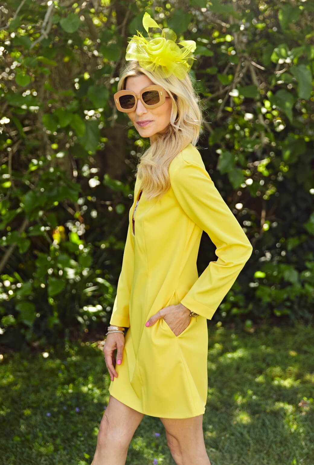 Run for the Roses Deco Dress - Sunshine - Image 5