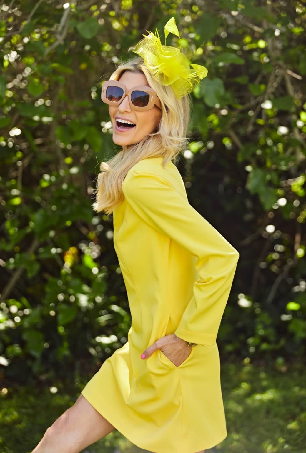 Run for the Roses Deco Dress - Sunshine - Image 6