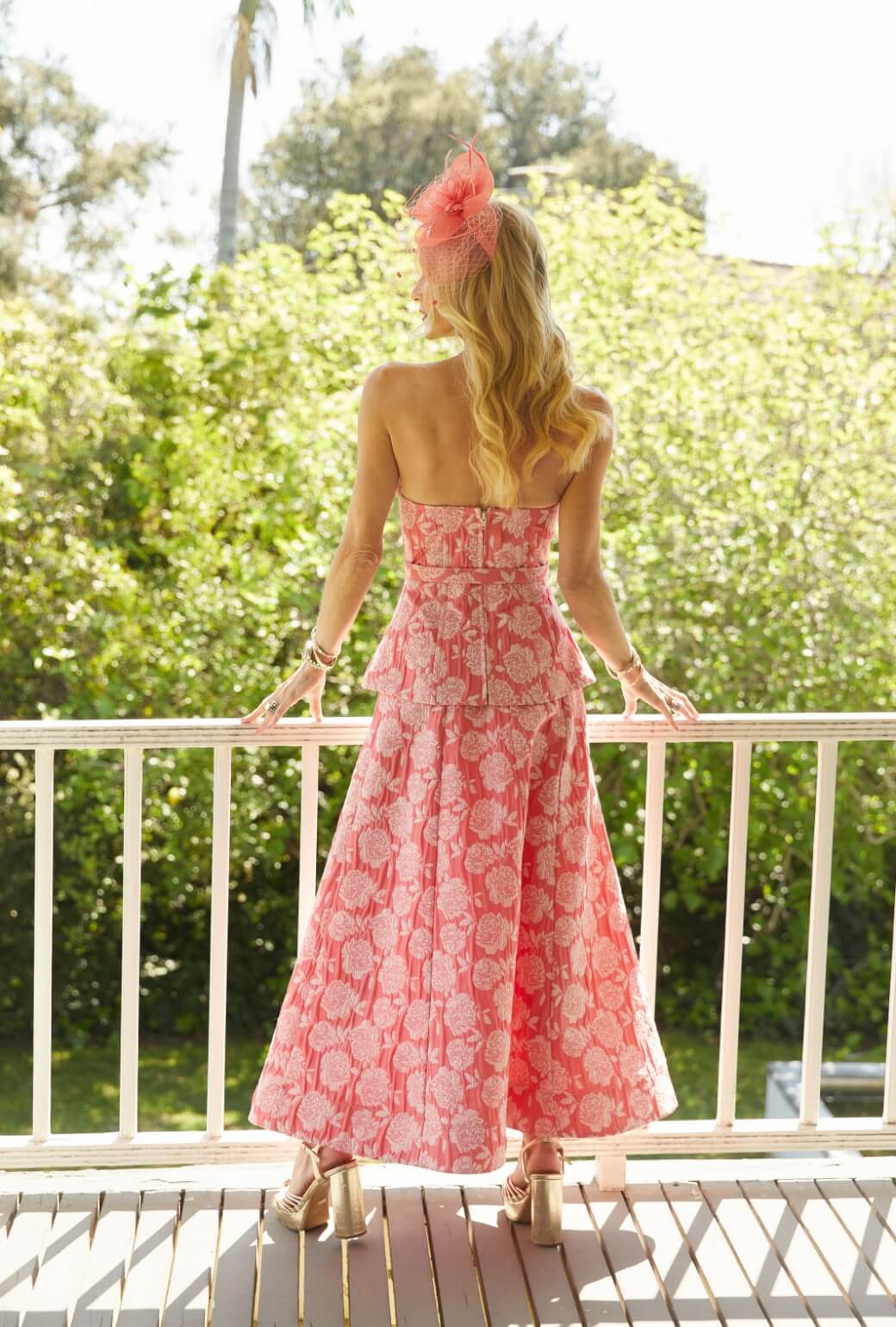 Run for the Roses Guest Skirt - Coral - Image 4