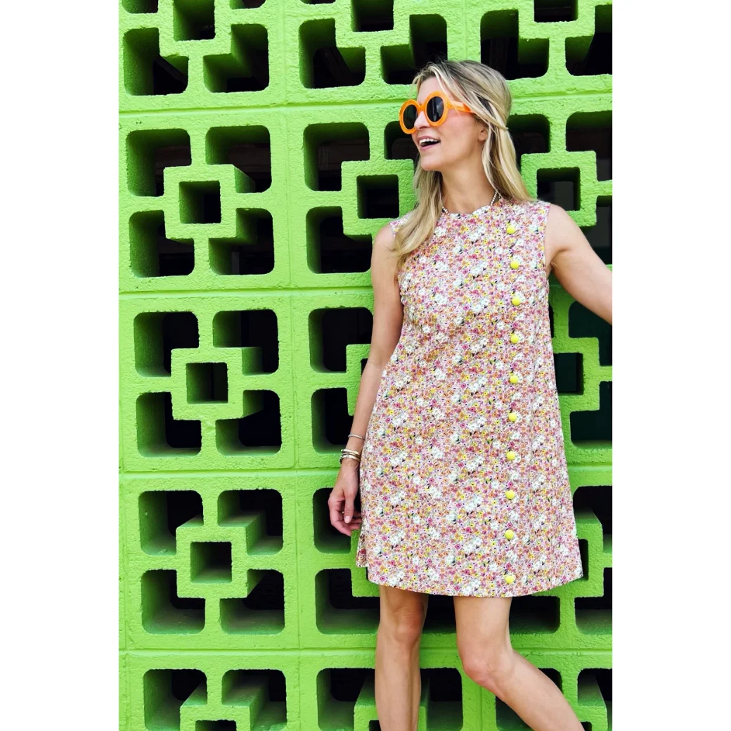 Scallop Shift Dress - Liberty Floral - Image 9