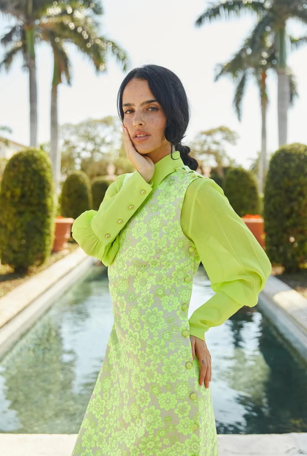 Skipper  Blouse - Lemon Brightline - Image 3