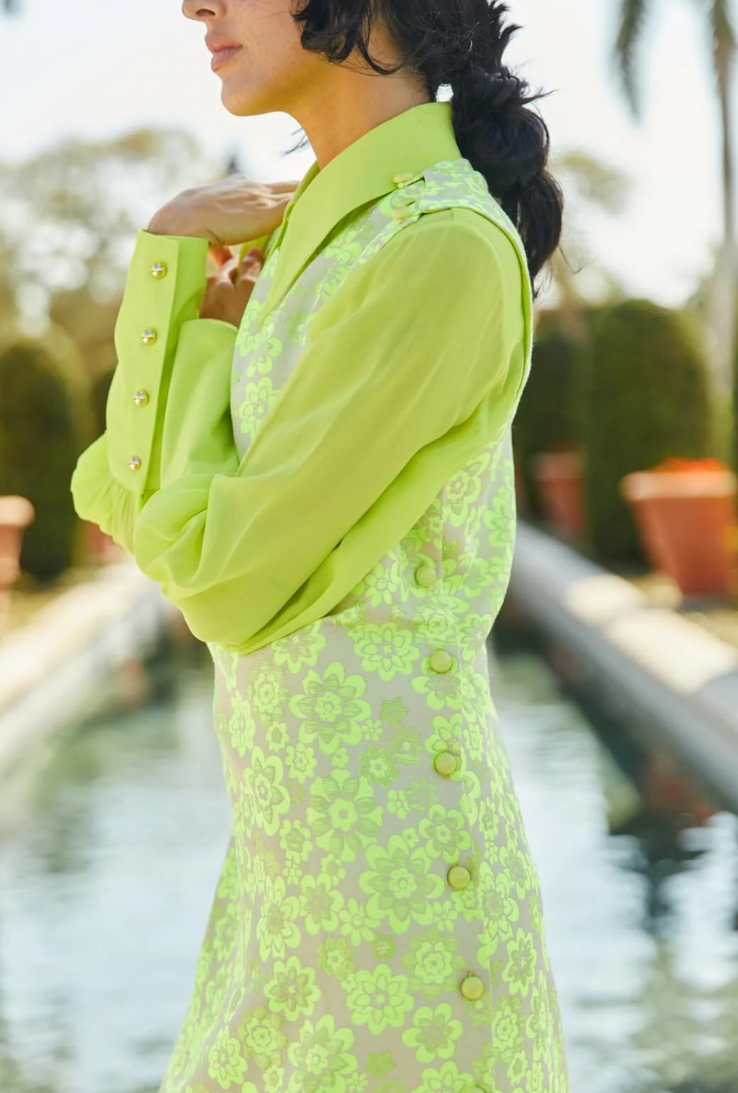 Skipper  Blouse - Lemon Brightline - Image 7