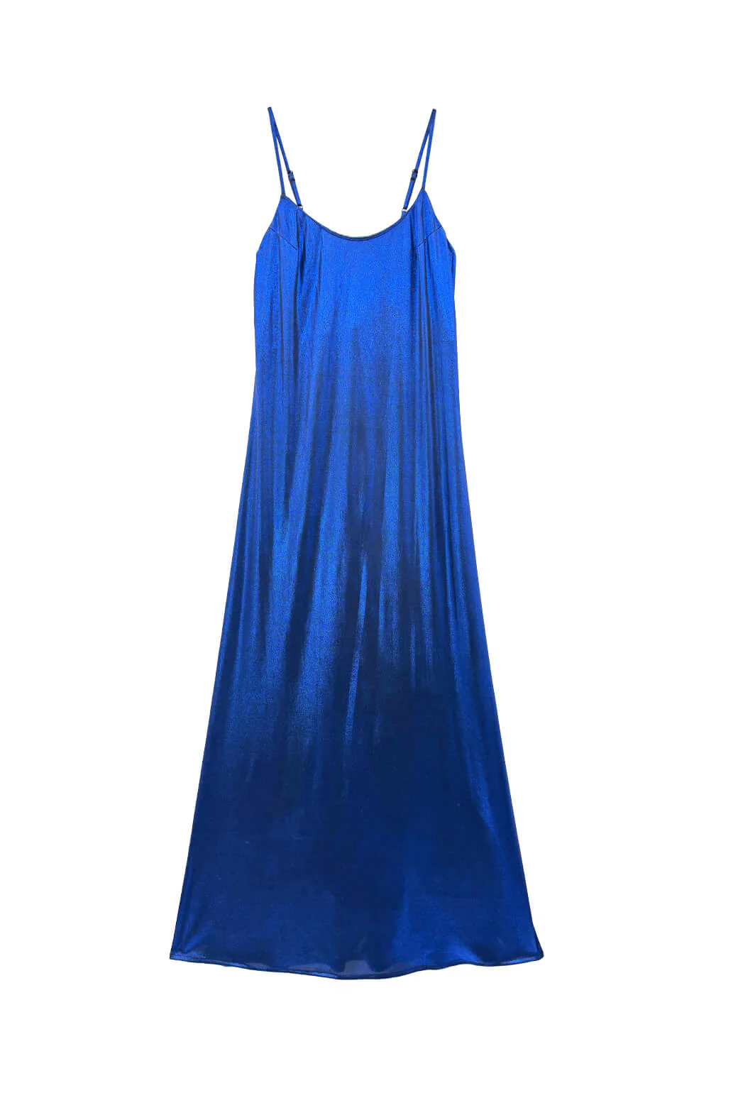 Slip Dress - Cobalt Lurex - Image 4