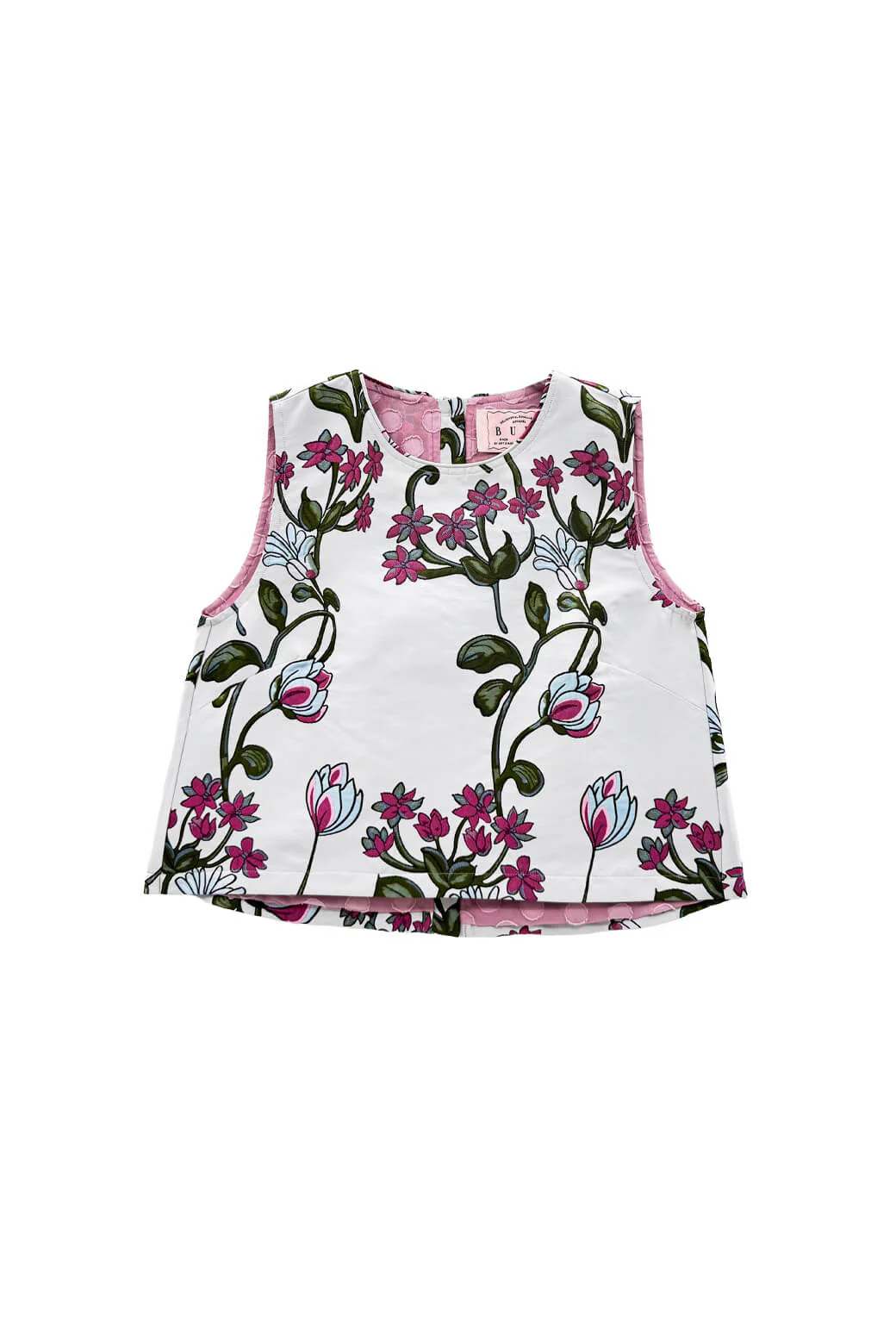 The Betsey Top - Pewter Vines - Image 3