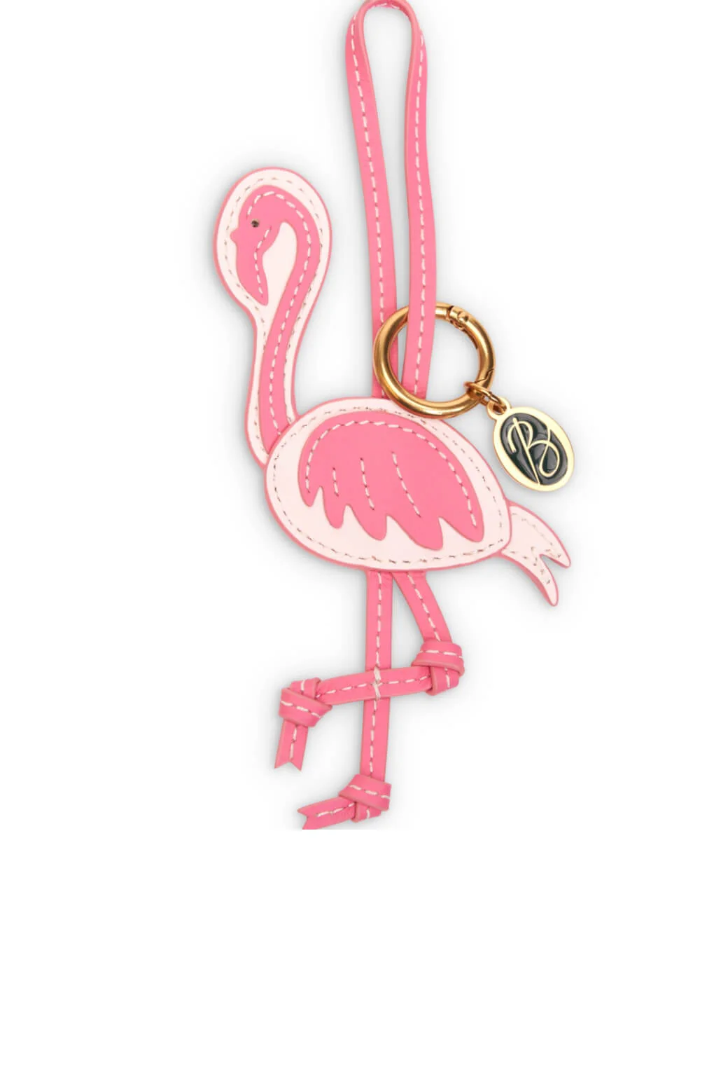 The Birdie Bag Charm - Flamingo Pink - Image 3