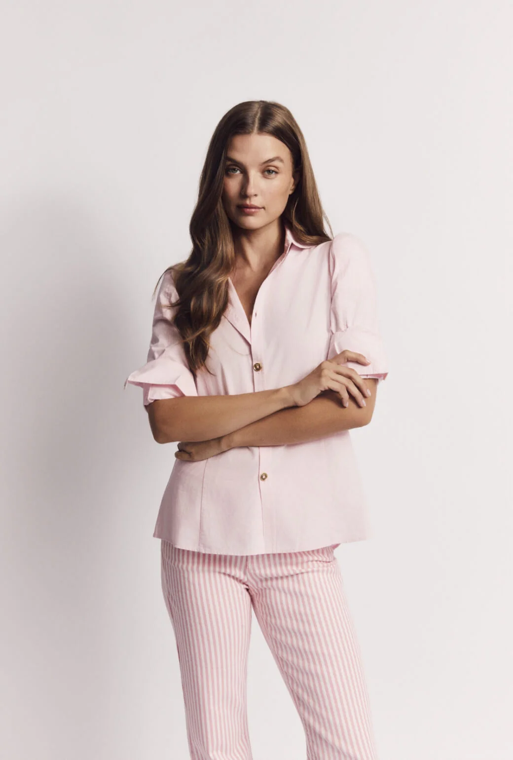 The Brett Button Down - Ballet Pink - Image 3
