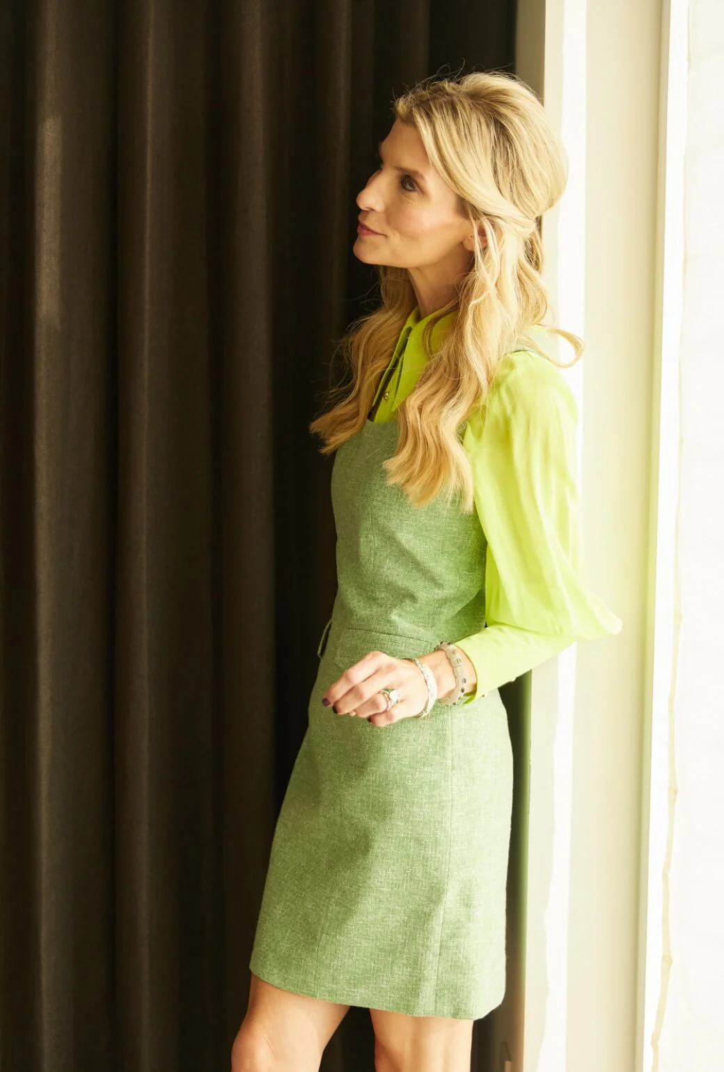 The Joan Jumper - Spring Green Tweed - Image 8