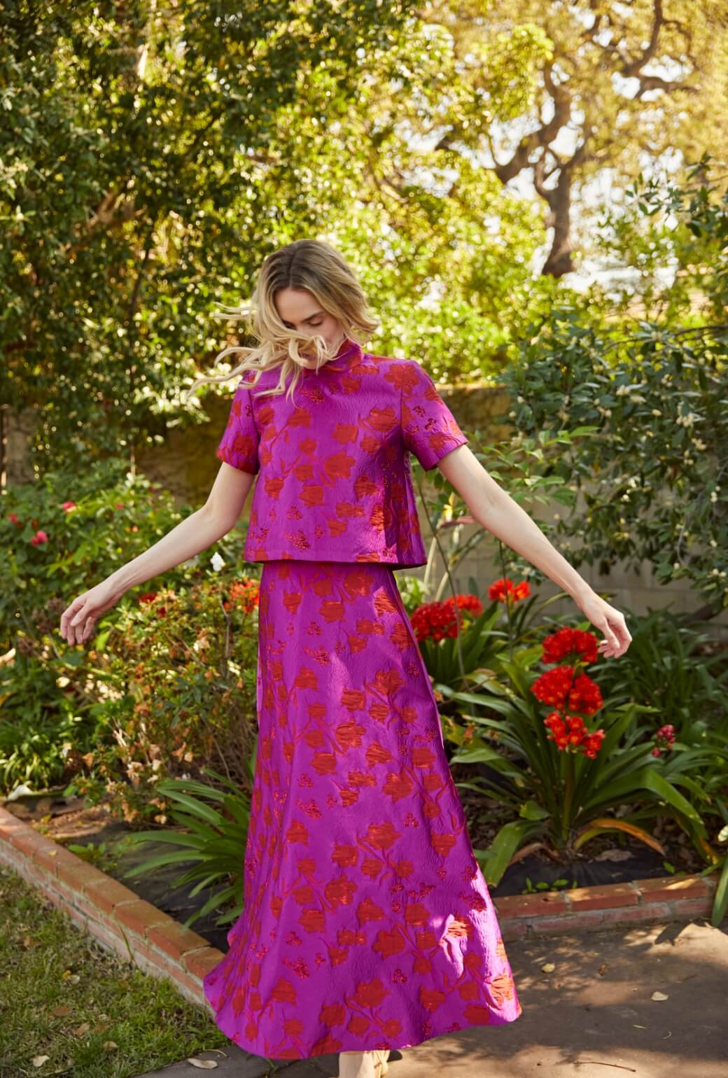 The Laura Skirt MAXI - Rani Pink - Image 4