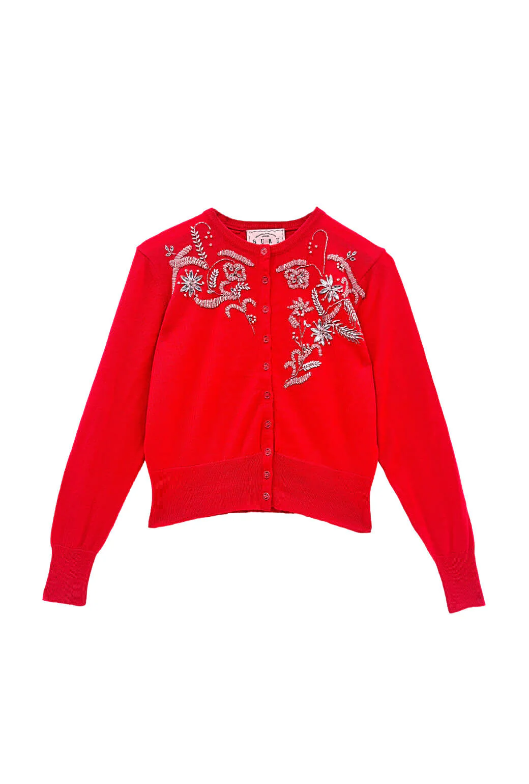 The Mable Cocktail Cardigan - Rouge - Image 3